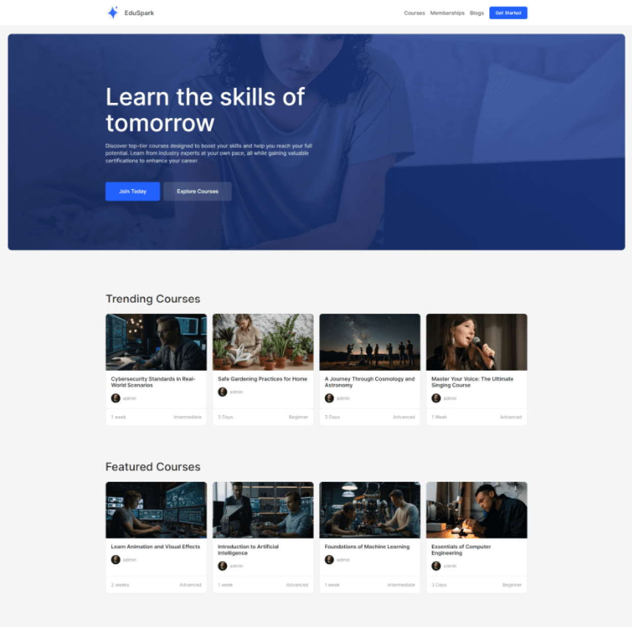 EduSpark Theme