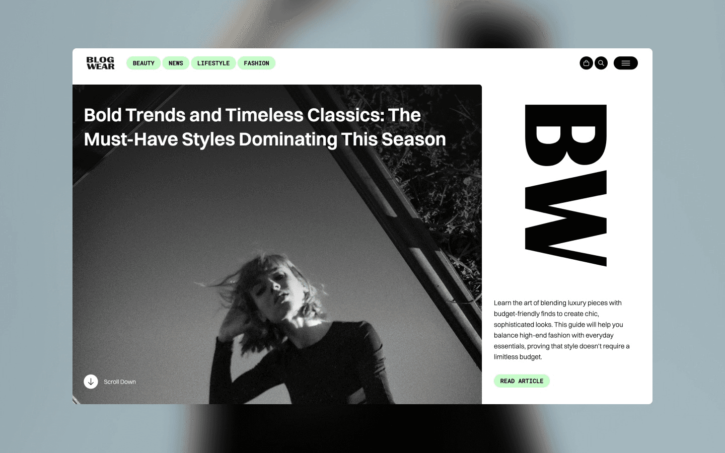 BlogWear - Blog Website Template gallery image 6