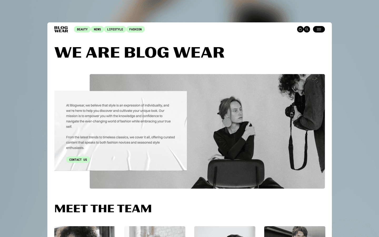 BlogWear - Blog Website Template gallery image 5