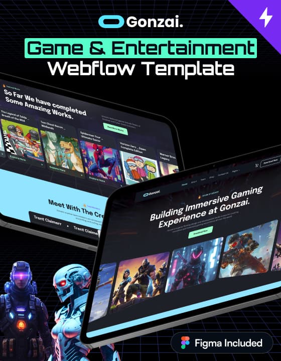 Gonzai - Game Website Template