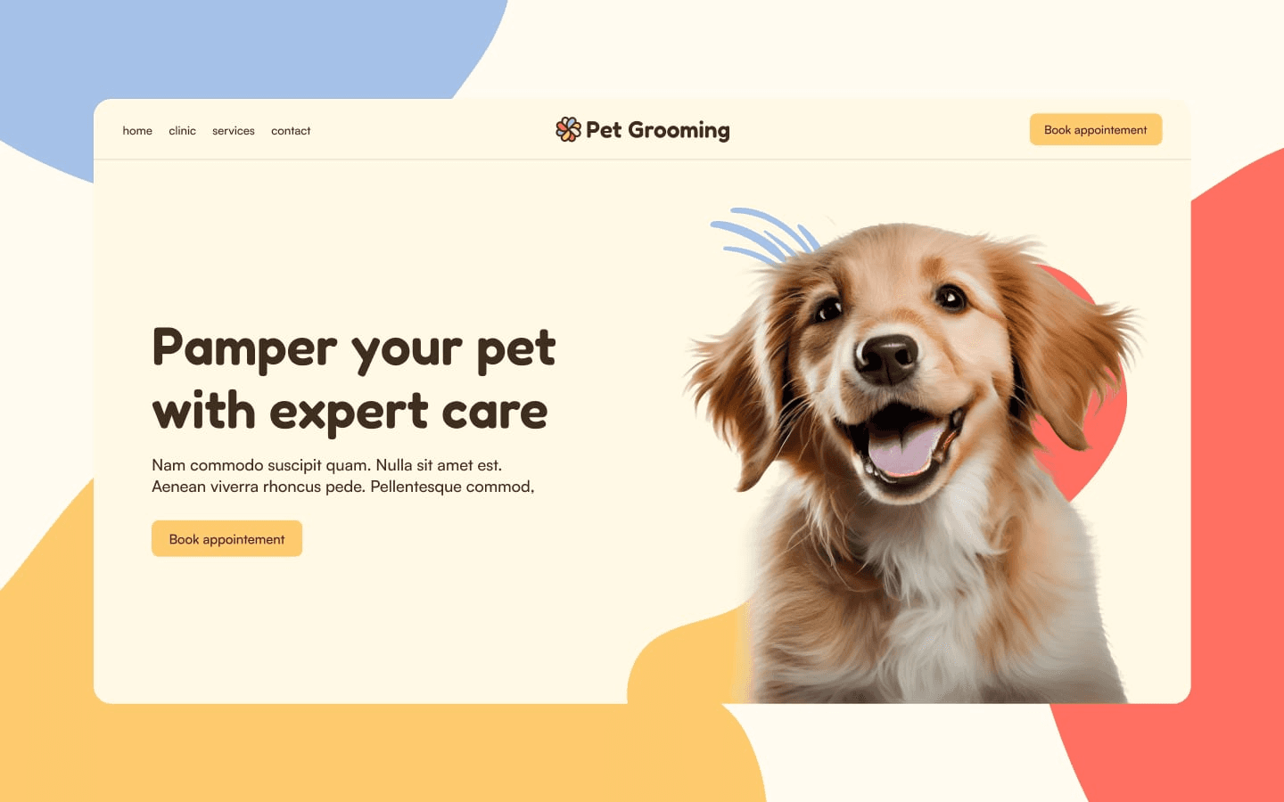 Pet Grooming - Pets Website Template gallery image 1